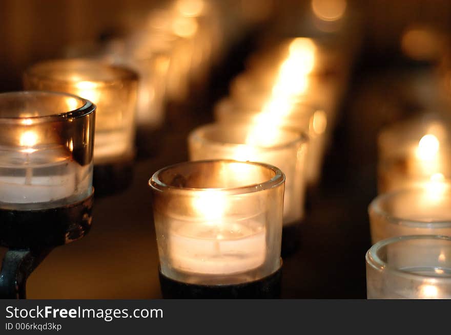 Candles in a church no.2