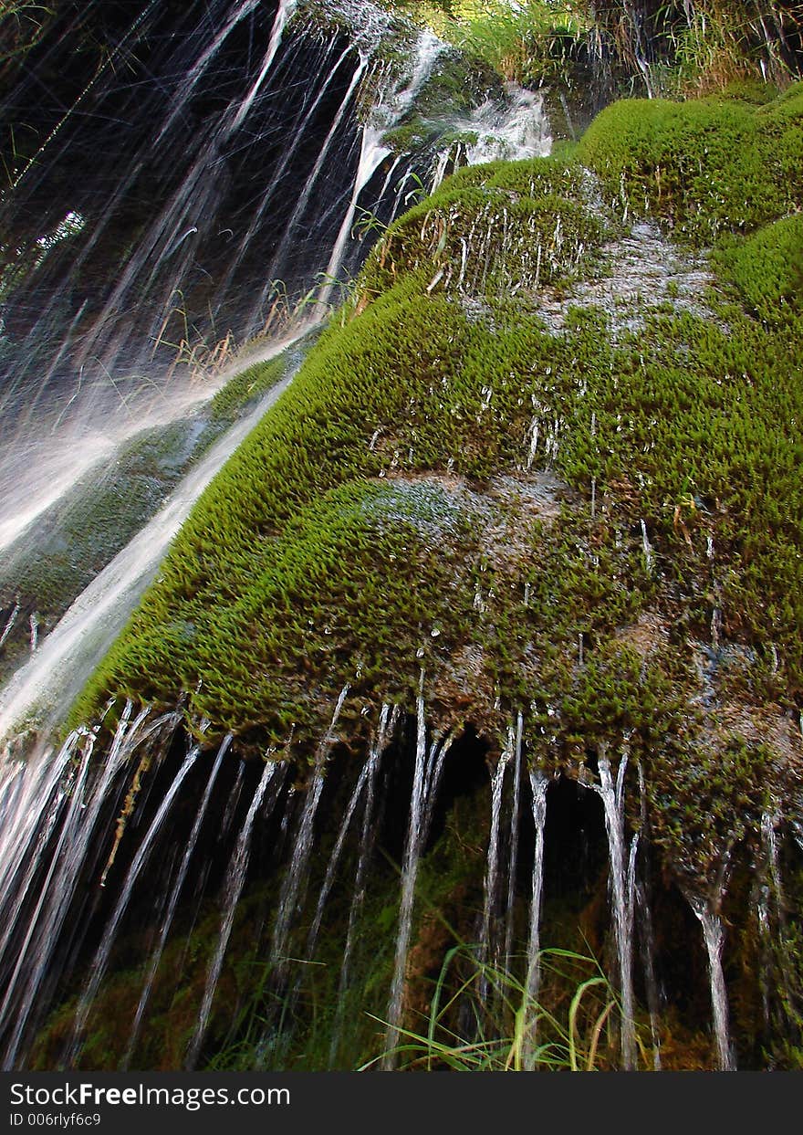 Live from paradise, waterfall in nature. Live from paradise, waterfall in nature