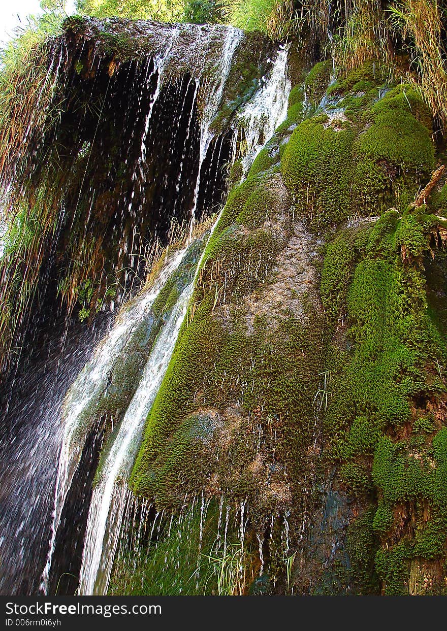 Live from paradise, waterfall in nature. Live from paradise, waterfall in nature