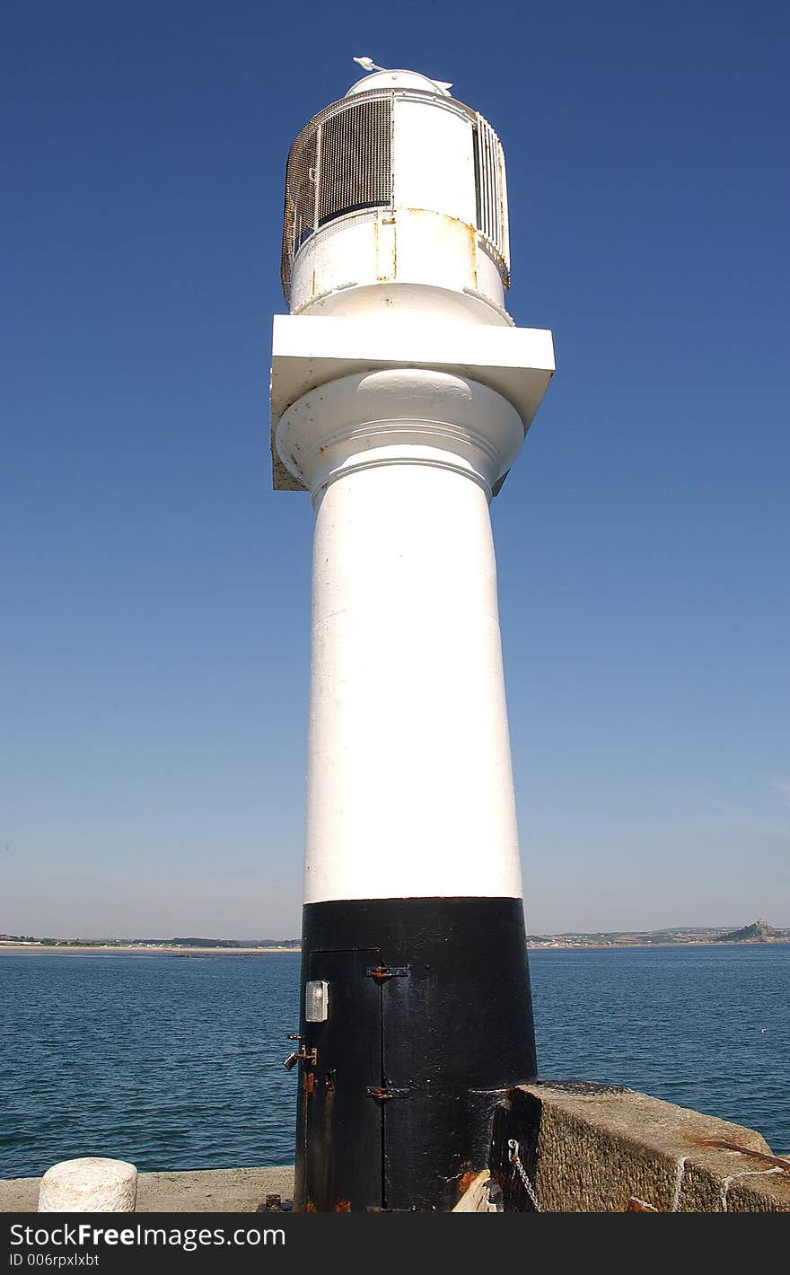 The lighthouse in Penzance