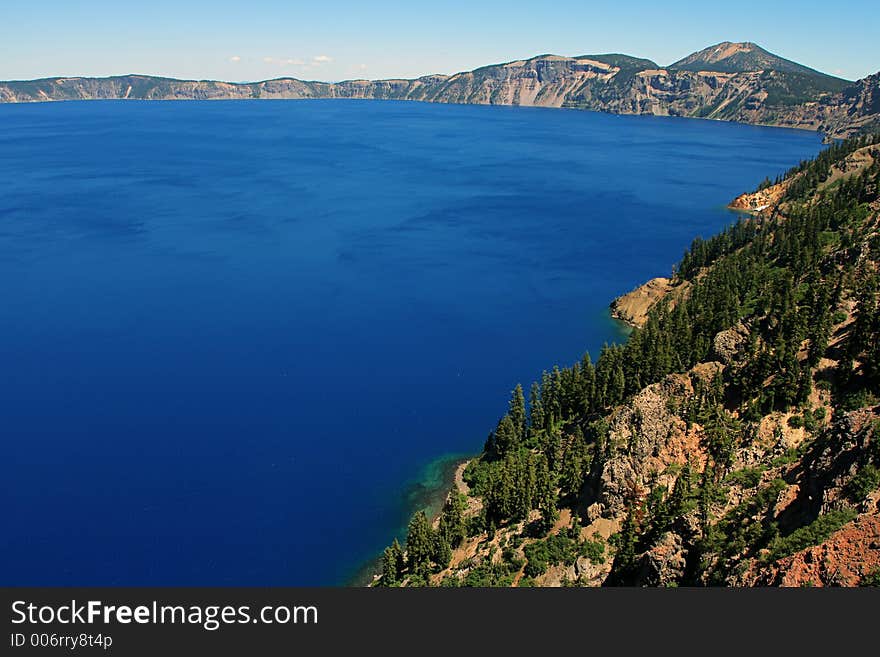 Crater Lake blue