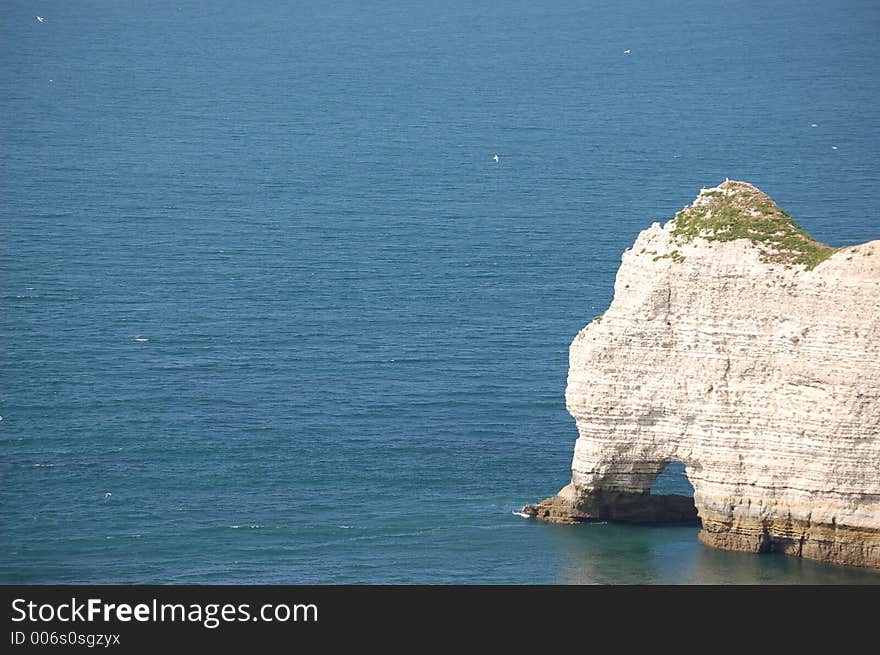 The cliffs of etretat