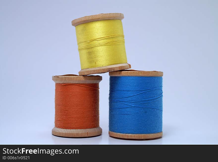 Antique Spools of Thread