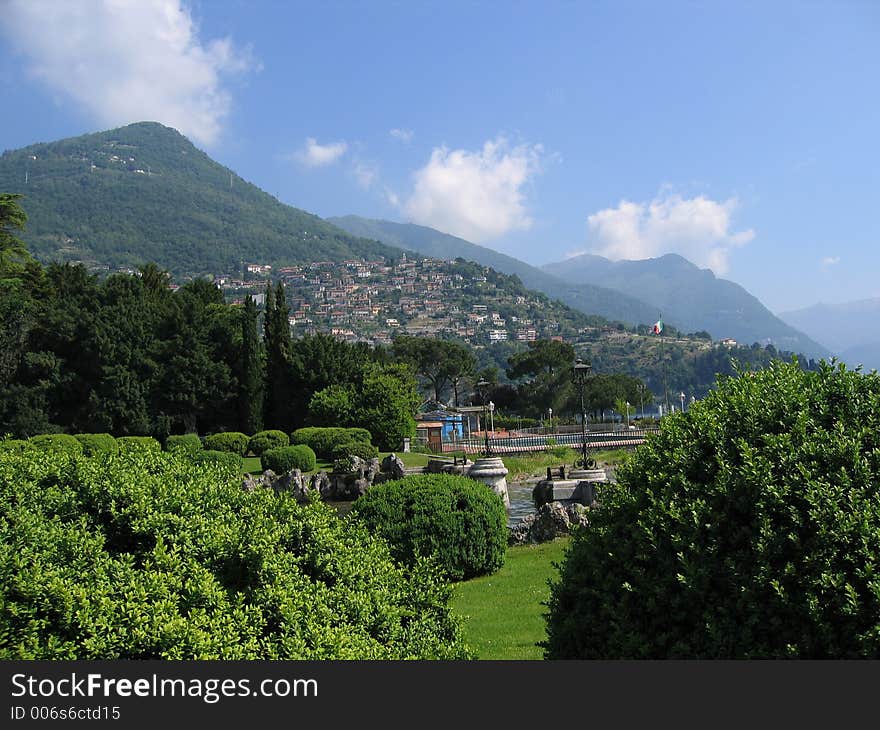 Detail of the Lake of Como, Italy. Detail of the Lake of Como, Italy