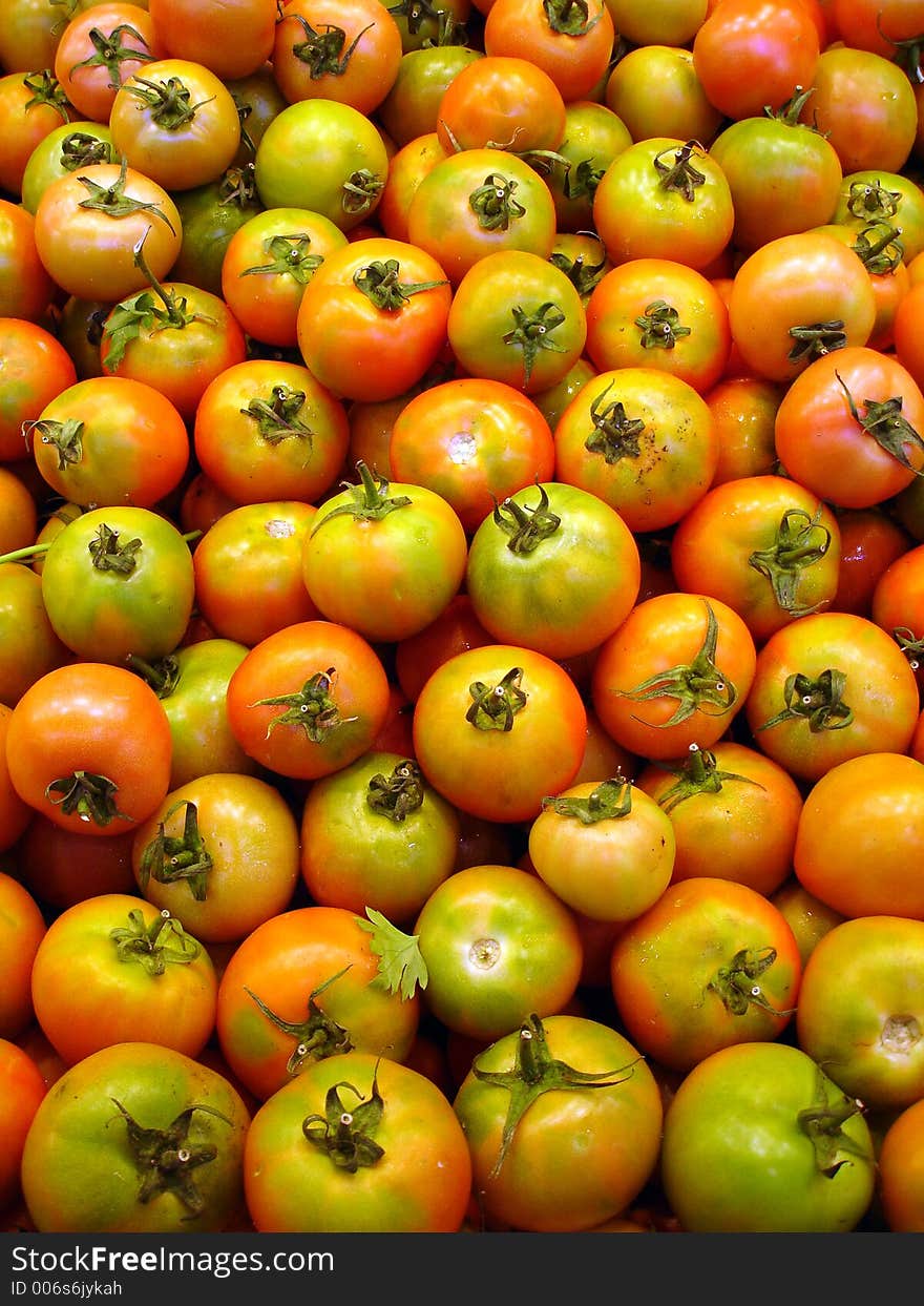 Fruit and vegetables on a market - Mercat de la boqueria (La Rambla), Barcelona. Fruit and vegetables on a market - Mercat de la boqueria (La Rambla), Barcelona