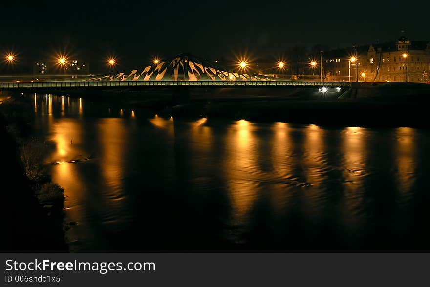 Bridge at night