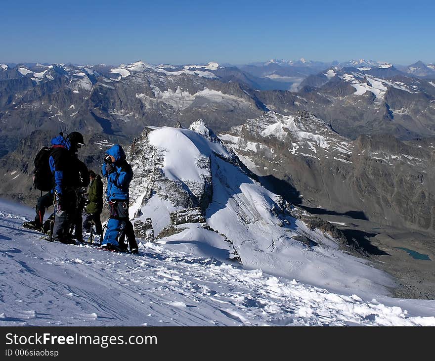 Alpine climbing