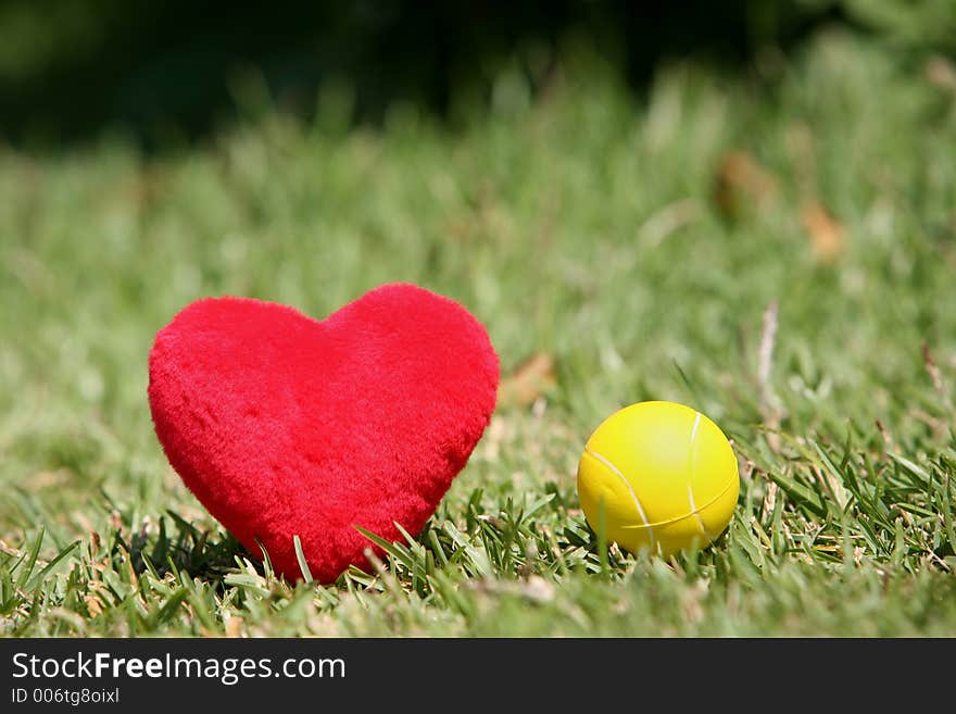 I love tennis landscape