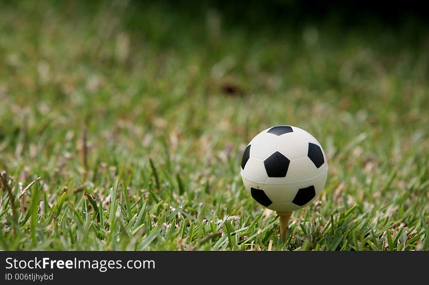 Soccer ball landscape