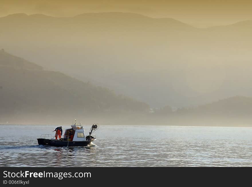 Boat at the sea, morinj montenegro. Boat at the sea, morinj montenegro