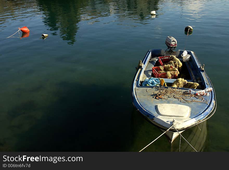 Boat at the sea, tivat montenegro. Boat at the sea, tivat montenegro