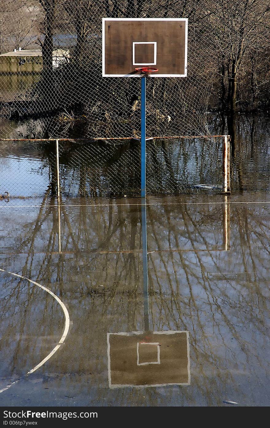 Basketball playground at the montenegro. Basketball playground at the montenegro