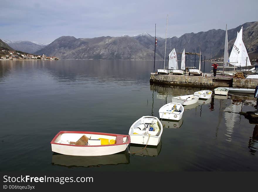 Regata in kotor bay, in montenegro. Regata in kotor bay, in montenegro