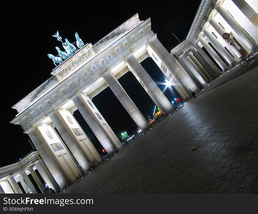 Famous Brandenburger Tor in Berlin, Germany