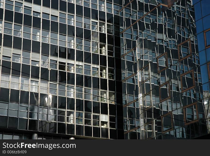 Front side of a large building. Front side of a large building