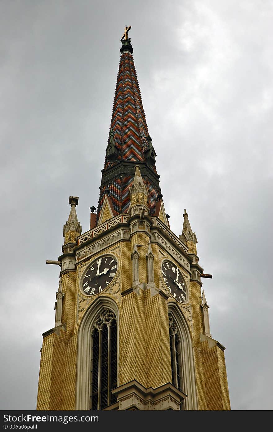 Cathedral clock tower