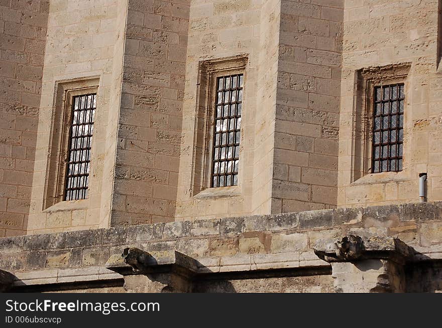 Three old windows