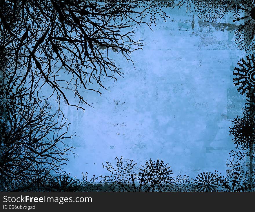 Winter style grunge background. Winter style grunge background