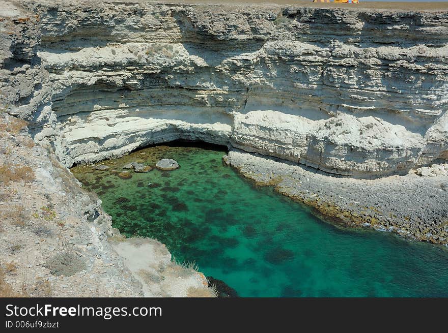 Precipitous cliffs. Precipitous cliffs