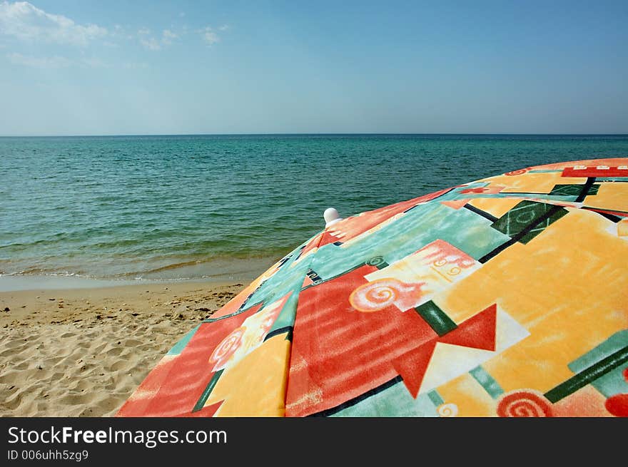 Sea beach umbrella