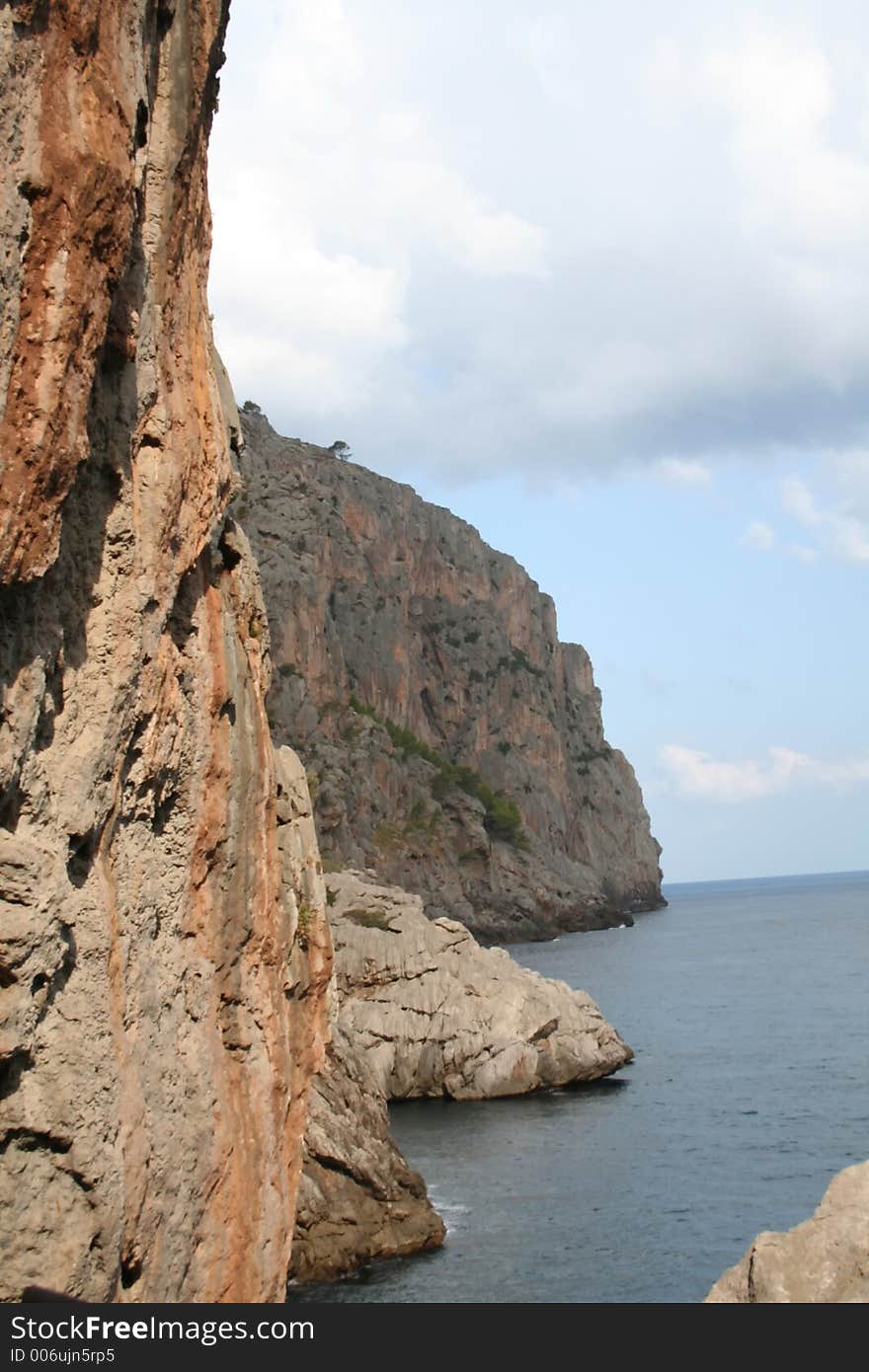 Cliffs And Sea