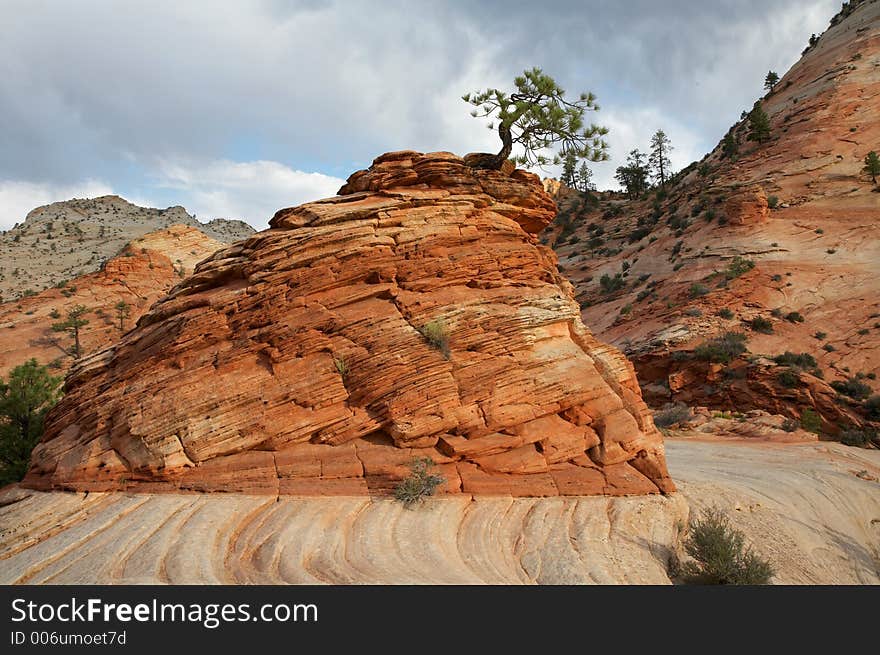 Colorful Rock Formation