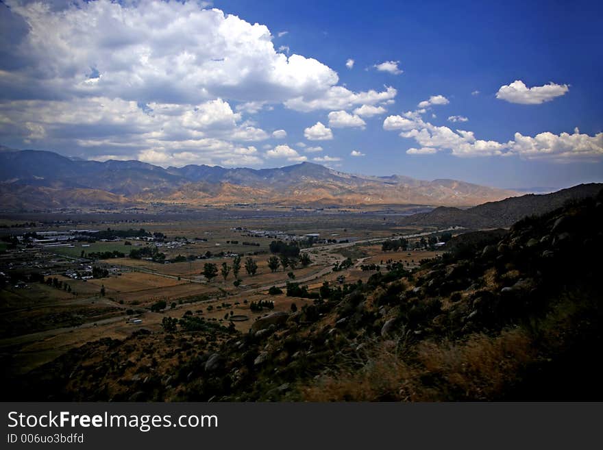 Mountain Range Landscape