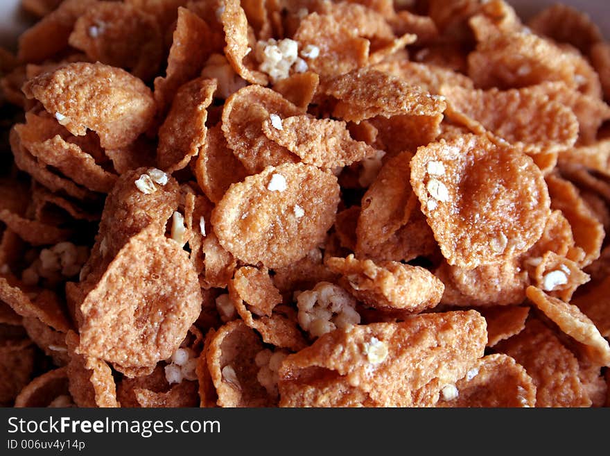 Cereal Flakes Closeup