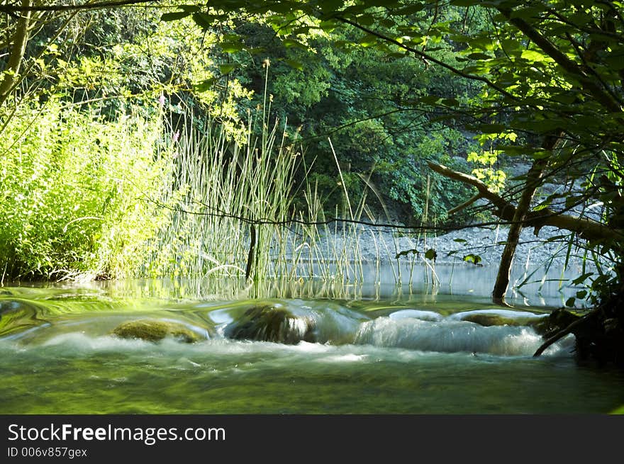 Small waterfall