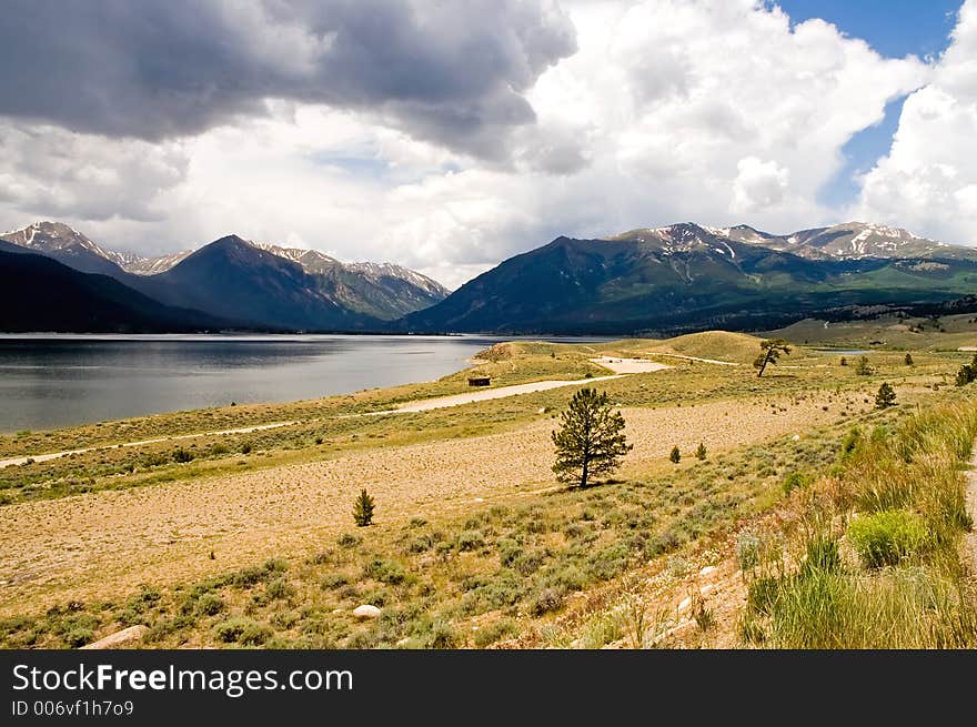 Lake and Mountain Vista