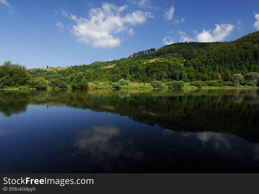 Reflection in San river