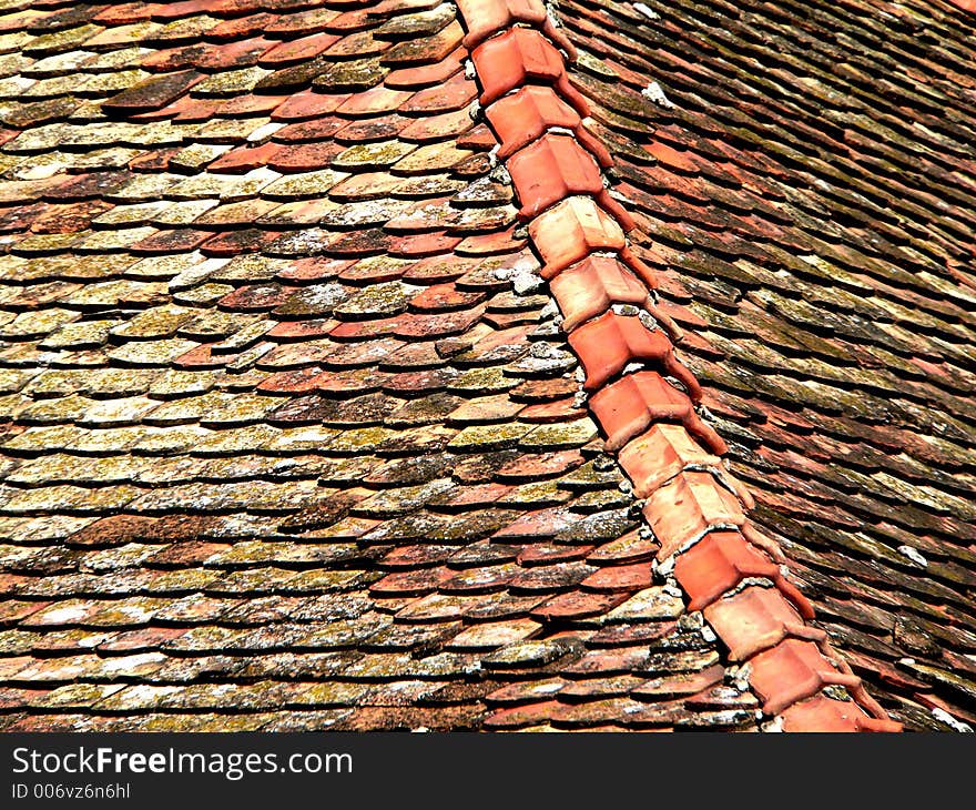 European style roof. European style roof