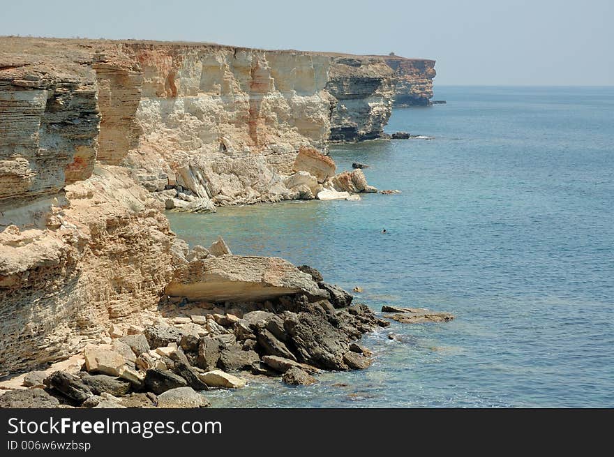 Rocky seashore