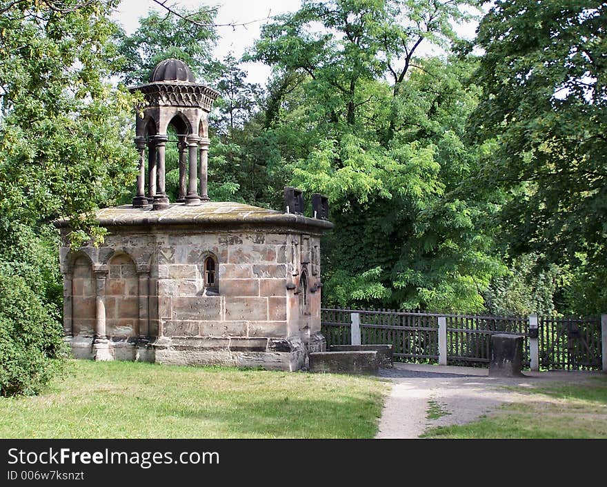 Reproduction of the holy grave by jerusalem, delighted in the year 1504, it is in görlitz, Germany