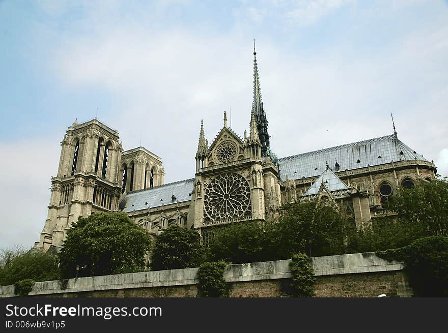 Notre Dame - A View From Below, Paris