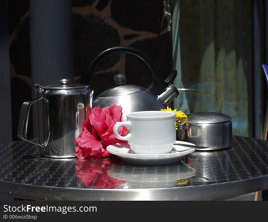 Coffee cup on a table