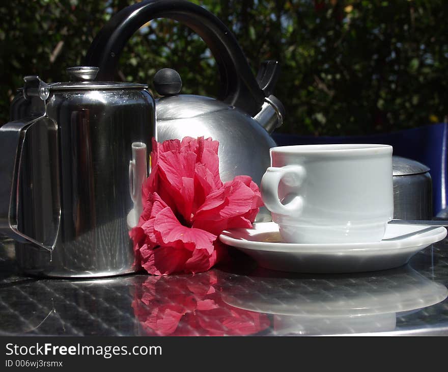 Coffee cup on a table