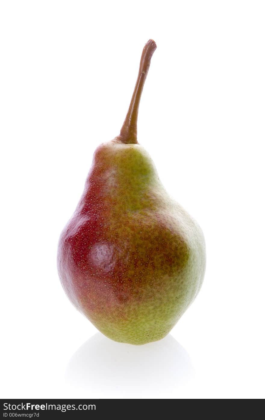 Pear isolated on white background.