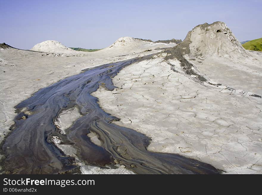 Muddy volcanos Romania. Muddy volcanos Romania