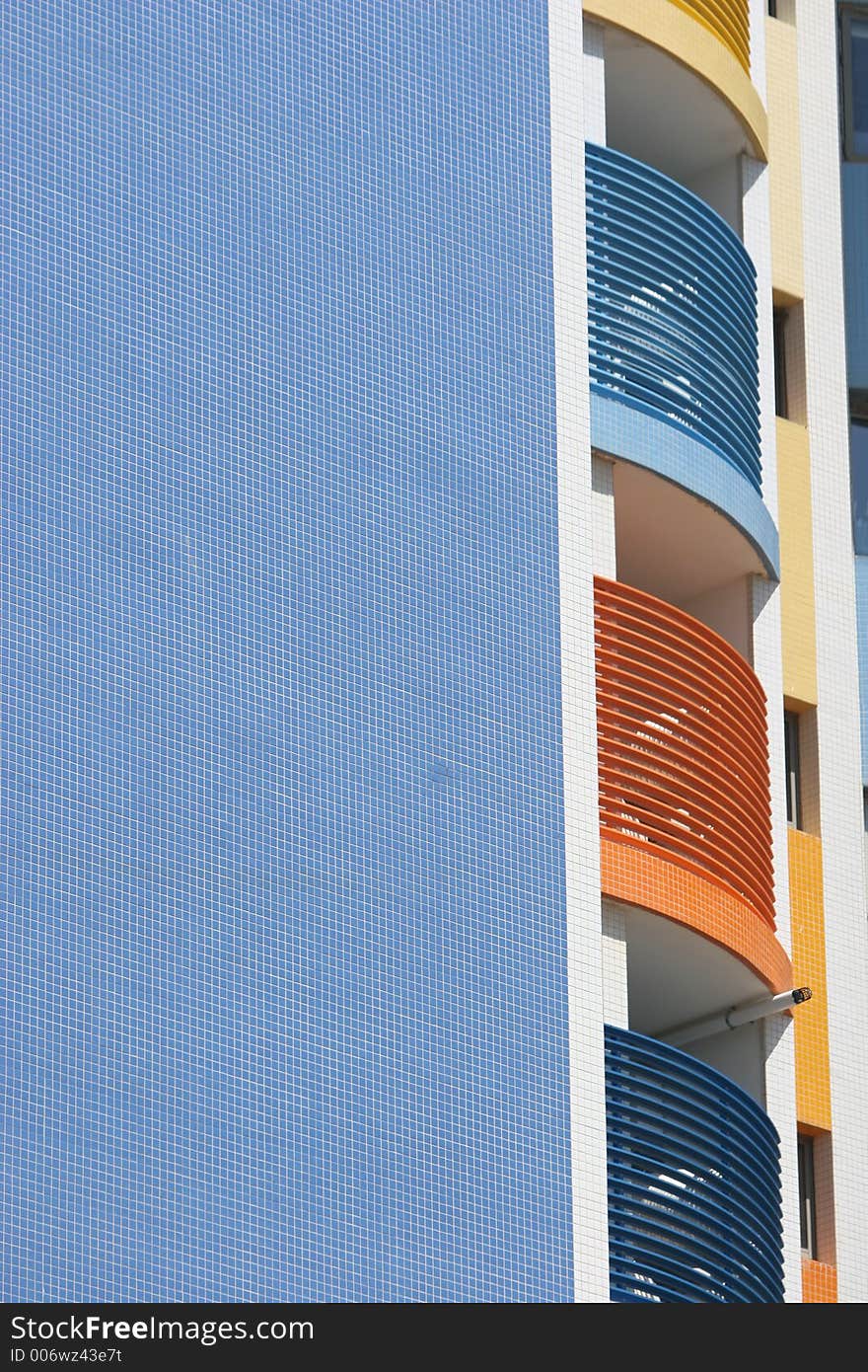 South Facing Balcony's With Shadow, Tel Aviv City near the beach. South Facing Balcony's With Shadow, Tel Aviv City near the beach.