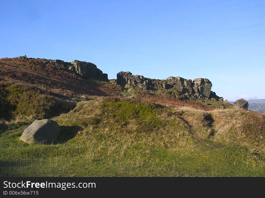 Cow and Calf Rocks, Ilkley Moor, West Yorkshire