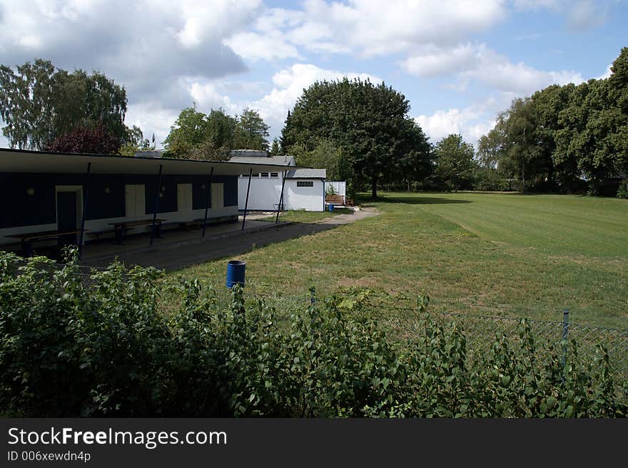 Empty Hockey Field