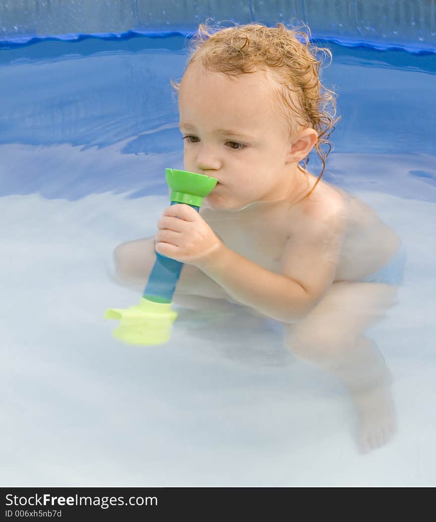 Drinking in Pool