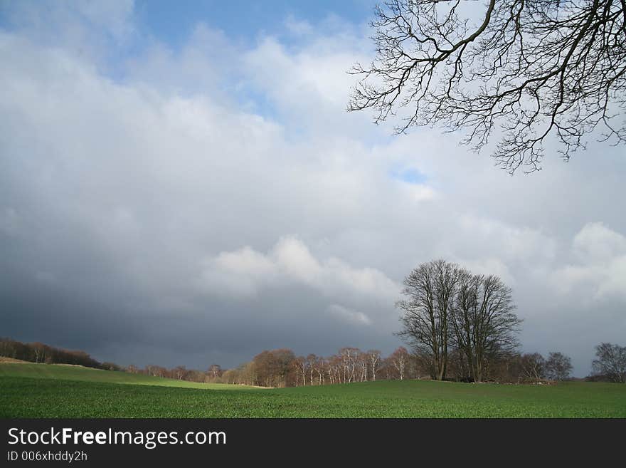 French rural landscape