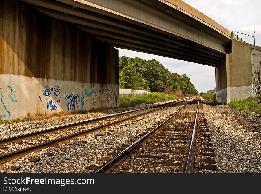 Bridge over Railroad Tracks