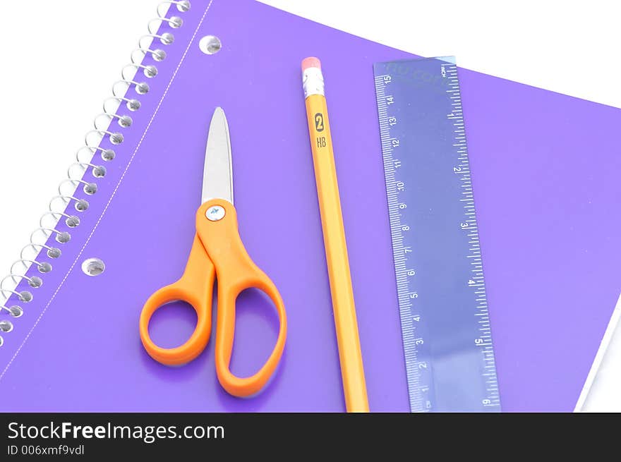 Notebook And Ruler