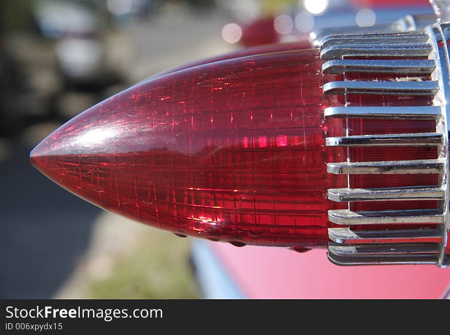 Back light of a cadillac