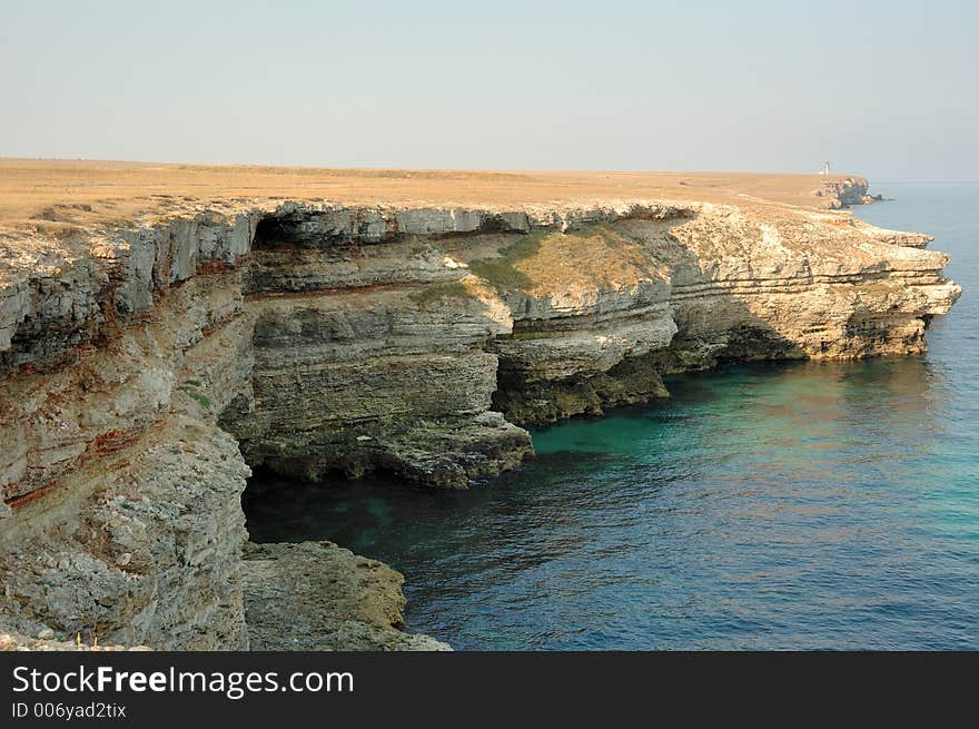 Black sea coastline. Black sea coastline