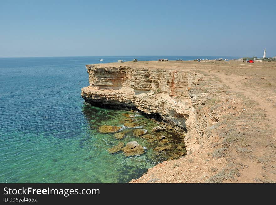 Black sea coastline. Black sea coastline