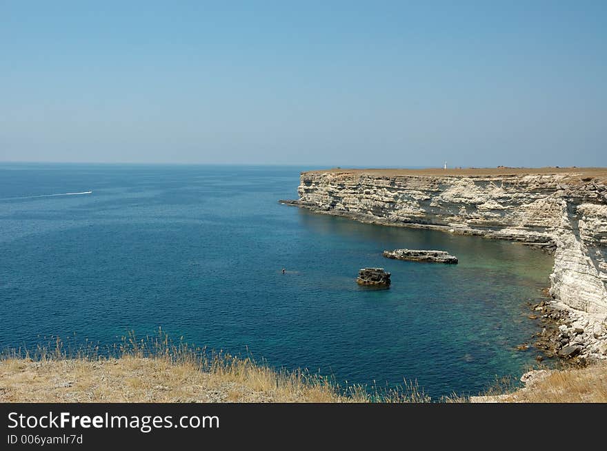 Precipitous cliffs